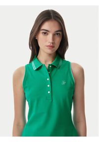 TOMMY HILFIGER - Tommy Hilfiger Polo 1985 WW0WW49561 Zielony Slim Fit. Typ kołnierza: polo. Kolor: zielony. Materiał: bawełna #6