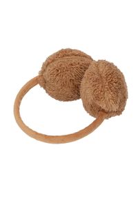 HEAT KEEPER - Nauszniki damskie - Teddy Wool - Camel - One Size. Kolor: brązowy. Materiał: poliester. Styl: elegancki