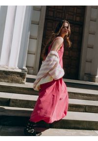 Reserved - Kardigan w paski - wielobarwny. Materiał: dzianina. Wzór: paski #1