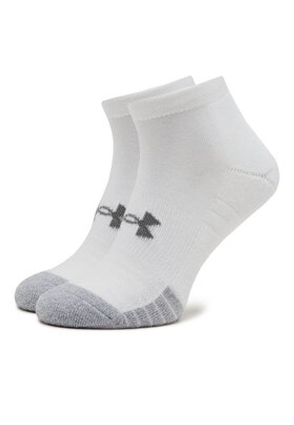 Under Armour Skarpety krótkie Heatgear Lo Cut Sock 1346753-100 Biały. Kolor: biały. Materiał: materiał