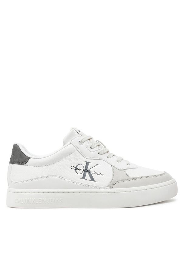 Sneakersy Calvin Klein Jeans. Kolor: biały