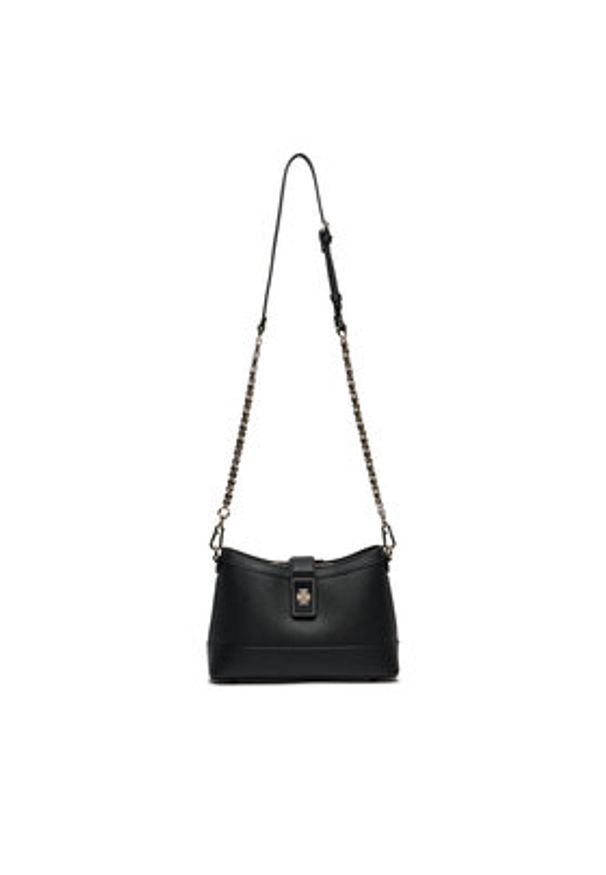 Steve Madden Torebka Bluxburg SM13001358-02002-BLK Czarny. Kolor: czarny. Materiał: skórzane