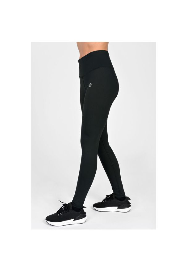 NESSI SPORTSWEAR - Legginsy regular z pasem Basic Nessi Sportswear. Kolor: czarny. Sport: bieganie