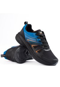 Męskie buty sportowe softshell DK czarne. Kolor: czarny. Materiał: softshell