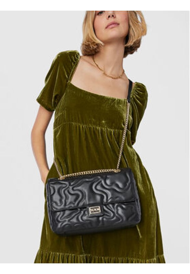 Tous - TOUS Torebka Bandolera Solapa M. K Dream 2001576951 Czarny. Kolor: czarny. Materiał: skórzane