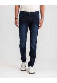 Męskie Spodnie Jeansowe Mustang Style Oregon Tapered Denim Blue 1017122 5000 801 #8