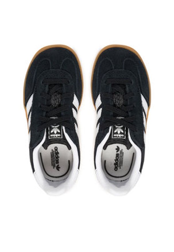 Adidas - adidas Sneakersy Gazelle Indoor Comfort Closure Elastic Lace IH9131 Czarny. Kolor: czarny. Materiał: skóra, zamsz. Model: Adidas Gazelle