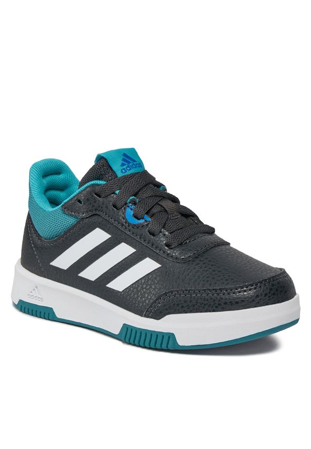 Adidas - Buty adidas Tensaur Sport Training Lace Shoes ID2300 Carbon/Ftwwht/Arcfus. Kolor: szary. Styl: sportowy