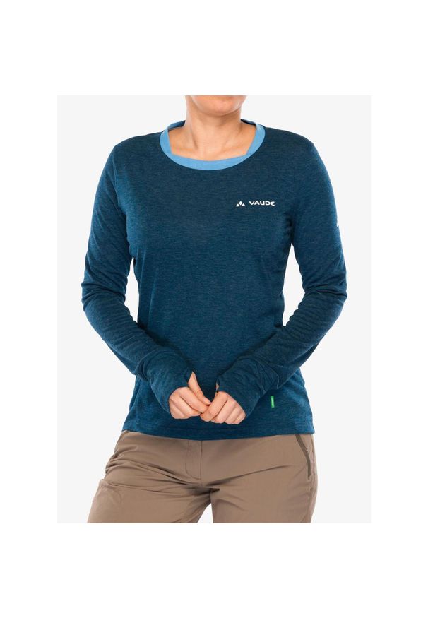 Longsleeve damski Vaude Sveit LS Shirt II. Kolor: niebieski. Długość rękawa: długi rękaw