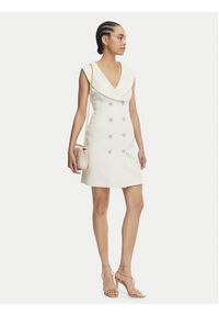 Artigli Sukienka koktajlowa ACAB004864 Kremowy Regular Fit. Kolor: kremowy. Materiał: syntetyk. Styl: wizytowy #2
