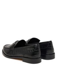 Clarks Półbuty Straven2 Penny 26320277 Czarny. Kolor: czarny. Materiał: skóra #4