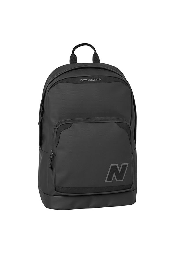 Plecak New Balance LAB23104BKK – czarny. Kolor: czarny. Materiał: materiał. Styl: sportowy