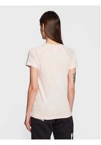 Champion T-Shirt Side Tape 115578 Różowy Regular Fit. Kolor: różowy. Materiał: bawełna