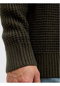 Jack & Jones Sweter Global 12287594 Zielony Regular Fit. Kolor: zielony. Materiał: bawełna #4