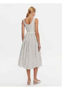 DOLCE & GABBANA - Dolce&Gabbana Sukienka codzienna F6JHVT HS5R7 Biały Regular Fit. Okazja: na co dzień. Kolor: biały. Materiał: bawełna. Typ sukienki: proste. Styl: casual #2