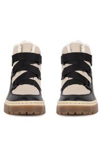 Rieker Botki X8639-00 Beżowy. Kolor: beżowy. Materiał: materiał #5