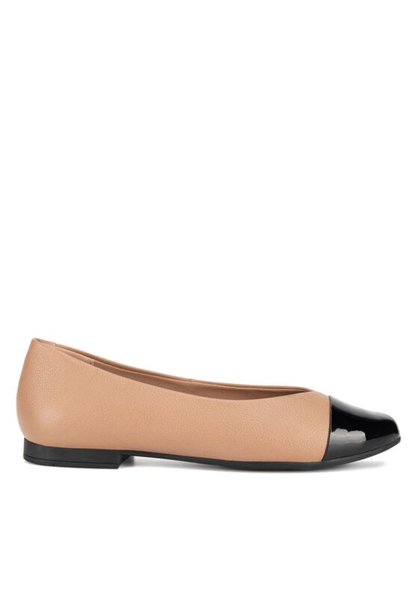 Lasocki Baleriny EST-RUMBA-07 Beżowy. Kolor: beżowy. Materiał: skóra