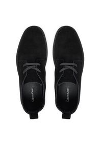 Calvin Klein Sneakersy Text Rubber Desert Boot Su HM0HM01978 Czarny. Kolor: czarny. Materiał: skóra #5