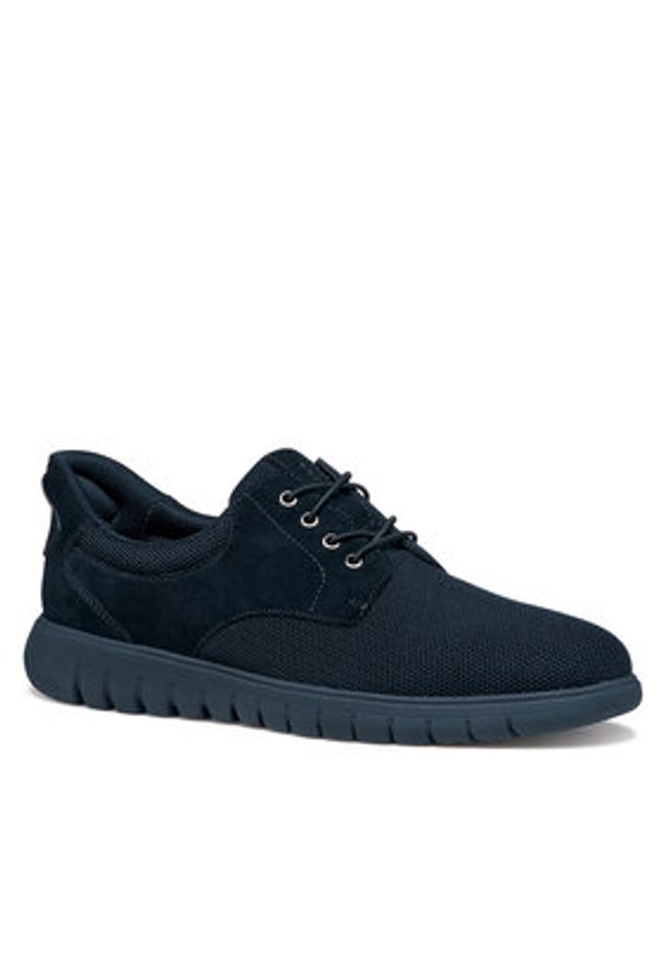 Geox Sneakersy U Flextride F Plus U654JA 01422 C4002 Granatowy. Kolor: niebieski. Materiał: skóra, zamsz