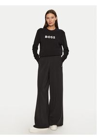 BOSS - Boss Bluza C_Elaboss_6 50501154 Czarny Regular Fit. Kolor: czarny. Materiał: bawełna