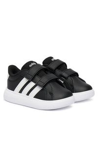 Adidas - adidas Sneakersy Grand Court 3.0 Bubble Shoes Infants KI3234 Czarny. Kolor: czarny. Materiał: skóra #4