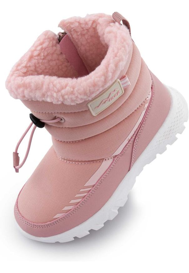 ALPINE PRO - Wodoodporne zimowe buty dziecięce Loap Linden - Rozmiar 35. Kolor: fioletowy. Sezon: zima