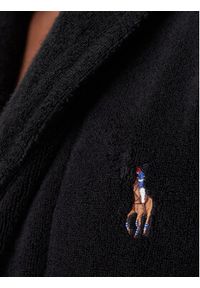 Polo Ralph Lauren Szlafrok 714966109002 Czarny. Typ kołnierza: polo. Kolor: czarny. Materiał: bawełna #3