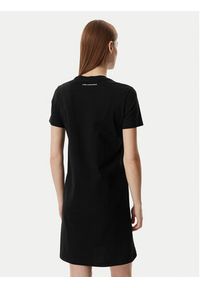 Karl Lagerfeld - KARL LAGERFELD Sukienka codzienna B2W13071 Czarny Regular Fit. Okazja: na co dzień. Typ kołnierza: dekolt w karo. Kolor: czarny. Materiał: bawełna. Typ sukienki: proste. Styl: casual #2