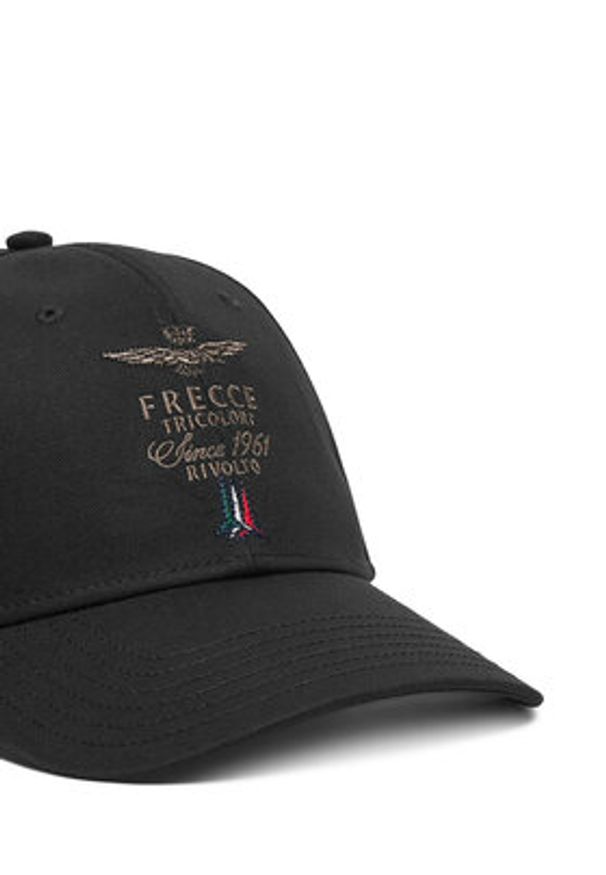Aeronautica Militare Czapka z daszkiem 252HA1132UCT02261 Czarny. Kolor: czarny. Materiał: materiał, bawełna