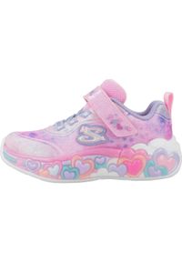 skechers - Tenisówki Skechers Model Eternal Heart Lights Kolor Rose. Kolor: różowy. Materiał: tkanina