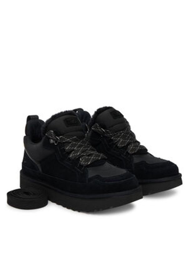 Ugg Sneakersy M Lowmel 117075 Czarny. Kolor: czarny. Materiał: zamsz, skóra