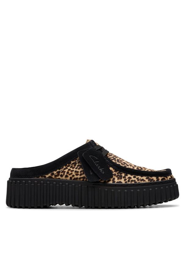 Klapki Clarks. Kolor: brązowy