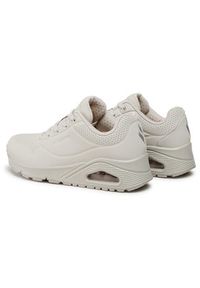 skechers - Skechers Sneakersy Uno Stand On Air 3690/OFWT Écru. Materiał: skóra #5
