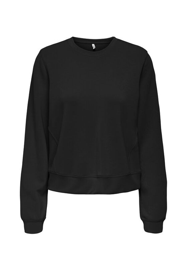 only - ONLY Bluza Maya 15361163 Czarny Regular Fit. Kolor: czarny. Materiał: syntetyk
