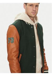Serge Pariente Kurtka bomber Varsity Bomber Zielony Regular Fit. Kolor: zielony. Materiał: wełna, syntetyk #4