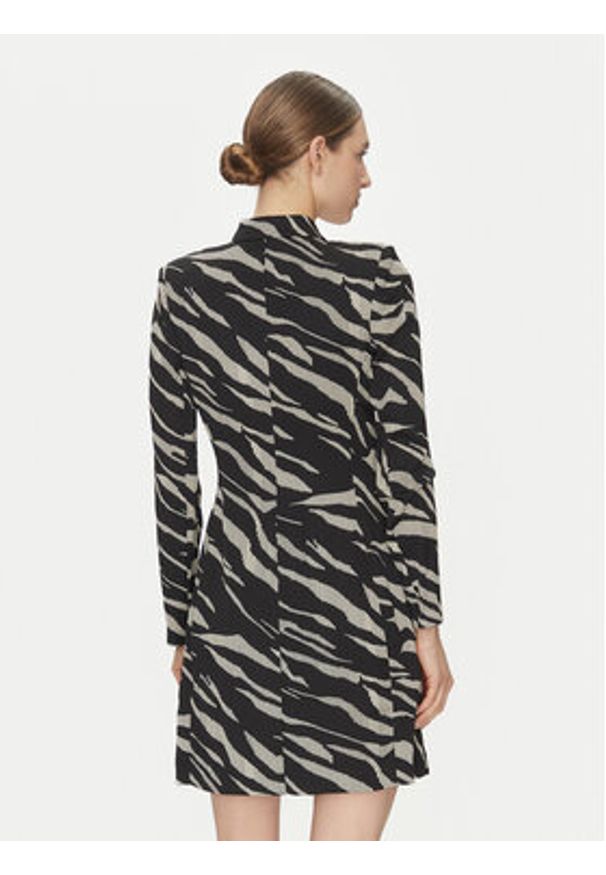DKNY Sukienka koktajlowa DD4J6D32 Czarny Slim Fit. Kolor: czarny. Materiał: syntetyk. Styl: wizytowy