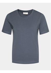 Gina Tricot T-Shirt Basic 17937 Niebieski Regular Fit. Kolor: niebieski. Materiał: bawełna #3