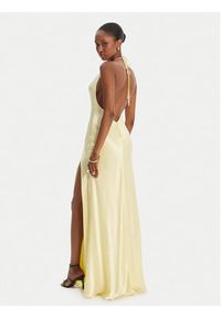 BARDOT - Bardot Sukienka wieczorowa Yve Contrast Halter 59315DB Żółty Slim Fit. Typ kołnierza: dekolt halter. Kolor: żółty. Materiał: wiskoza. Styl: wizytowy #3