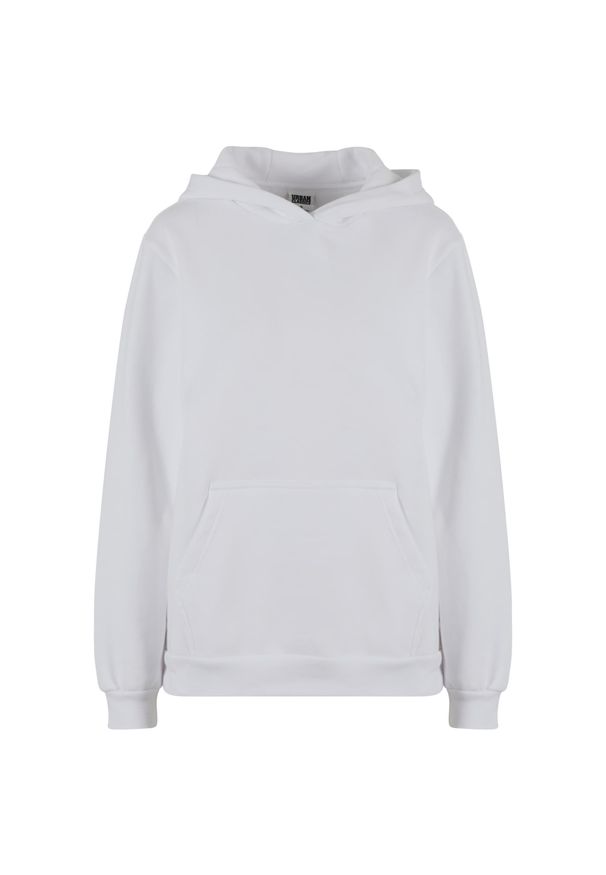 Bluza damska z kapturem Urban Classics Loose Brushed. Typ kołnierza: kaptur. Kolor: biały