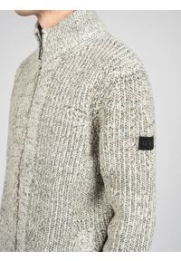 Guess Sweter "Full-Zip" | X1RR18 Z2YG0 | Mężczyzna | Czarny, Biały. Okazja: na co dzień. Typ kołnierza: kołnierzyk stójkowy. Kolor: biały, wielokolorowy, czarny. Materiał: wełna, akryl. Wzór: ze splotem. Styl: casual #4