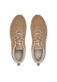 Calvin Klein Jeans Sneakersy Retro Tennis Low Mg Mix Media YM0YM01171 Beżowy. Kolor: beżowy. Materiał: zamsz, skóra