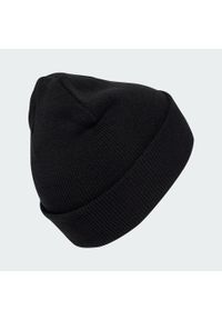 Adidas - Czapka New Logo Beanie Cuff. Kolor: biały, wielokolorowy, czarny. Styl: casual