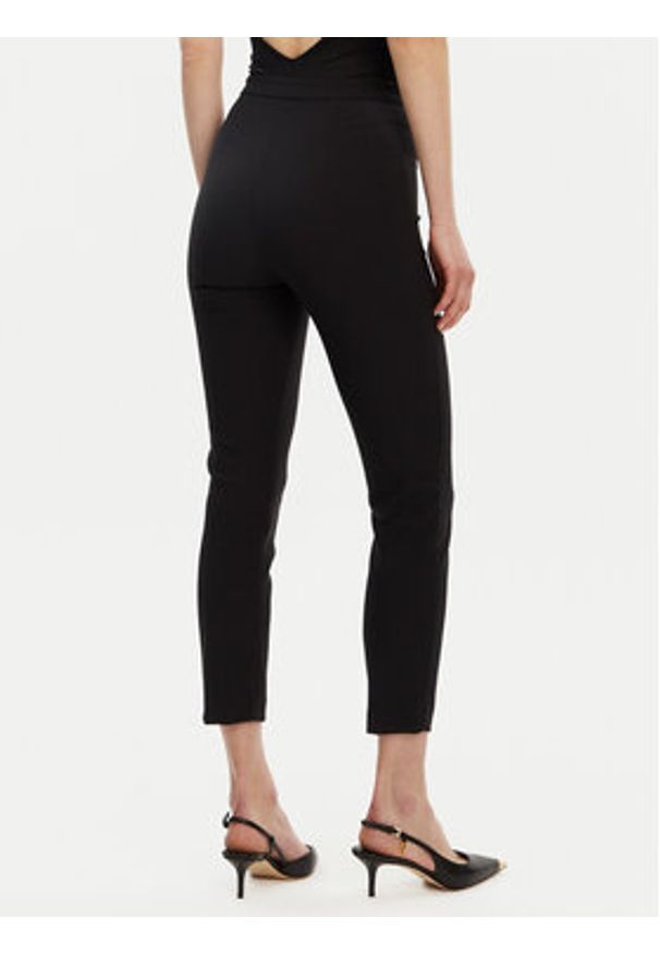 Elisabetta Franchi Spodnie materiałowe PA-077-51E2-V320 Czarny Regular Fit. Kolor: czarny. Materiał: syntetyk