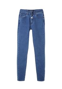 TOP SECRET - Spodnie jeansowe rurki. Kolor: niebieski. Materiał: jeans. Wzór: gładki. Sezon: wiosna, lato #2
