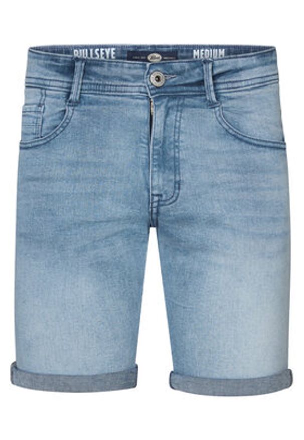 Petrol Industries Szorty jeansowe M-1050-SHO002 Niebieski Regular Fit. Kolor: niebieski. Materiał: bawełna