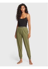 Calvin Klein Underwear Spodnie dresowe 000QS6802E Zielony Regular Fit. Kolor: zielony. Materiał: bawełna