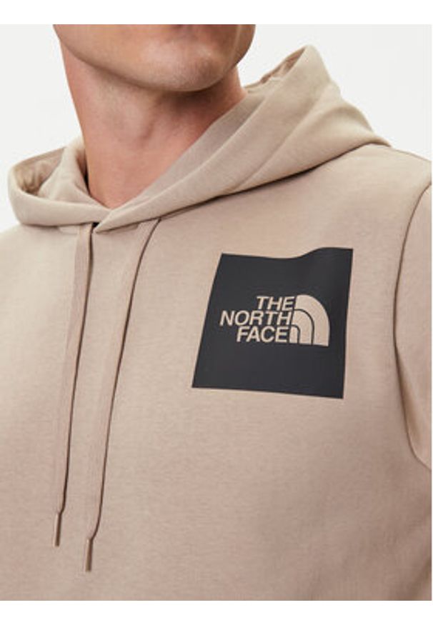 The North Face Bluza Fine NF0A89EU Beżowy Regular Fit. Kolor: beżowy. Materiał: bawełna