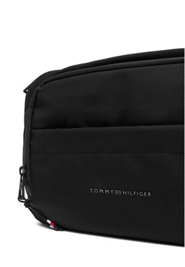 TOMMY HILFIGER - Tommy Hilfiger Plecak Th Travel Packable Backpack AM0AM14037 Czarny. Kolor: czarny. Materiał: materiał