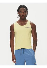 Billabong Tank top Twin Peaks Premium Tk 24A451505 Żółty Muscle Fit. Kolor: żółty. Materiał: bawełna