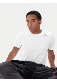 Kappa Komplet 5 t-shirtów Logo Myrto 322563W Biały Regular Fit. Kolor: biały. Materiał: bawełna